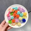 20 шт. Разноцветные мягкие плюшевые резинки для волос для девочек, эластичные резинки для волос для хвостиков, резинки, головные уборы, аксессуары для волос, подарок