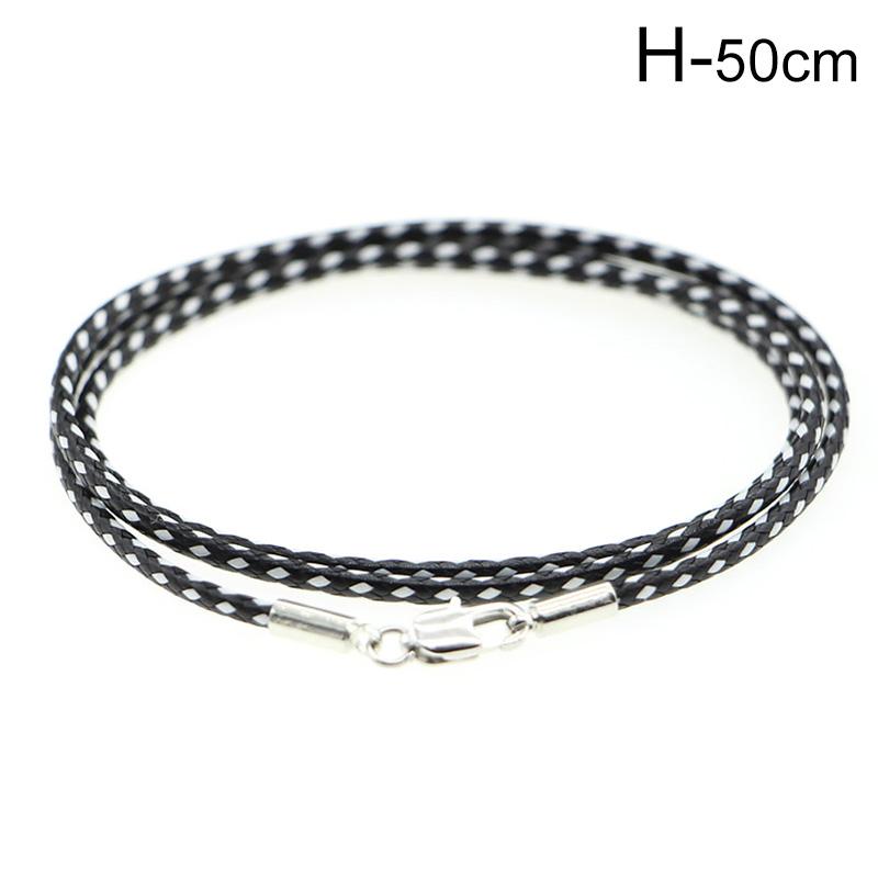 1PC Leather Cord String Rope Necklace Making Lobster Clasp Jewelry Finding DIY Accessories