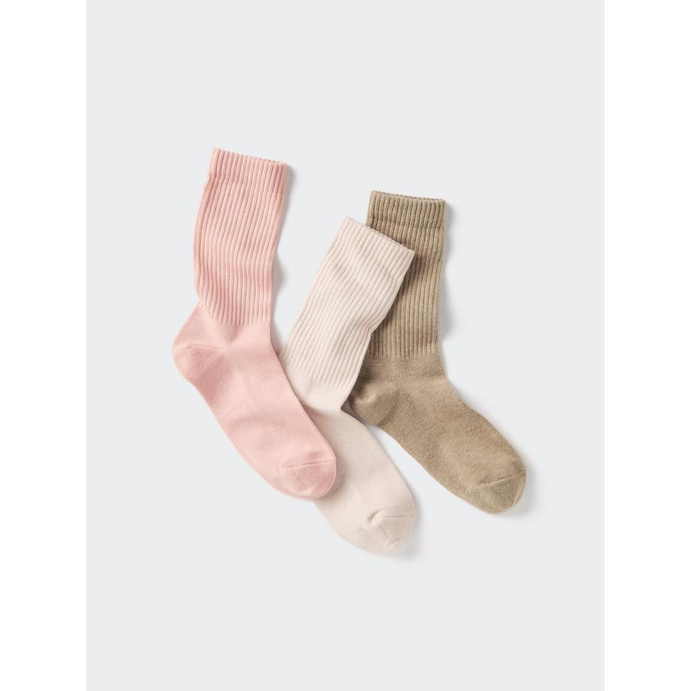 Uniqlo Socks 3p Lip