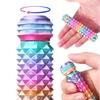 Сенсорная игрушка-спиннер Pain Stim Fidget для снятия стресса, 3D-печать, вращающаяся, с шипами, для хватания, для стола в офисе