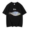 Fih Fish Funny Meme T Shirt Fashion Short Sleeve T-shirts Women Clothing Summer T-shirt Streetwear Tops Women Clothing
