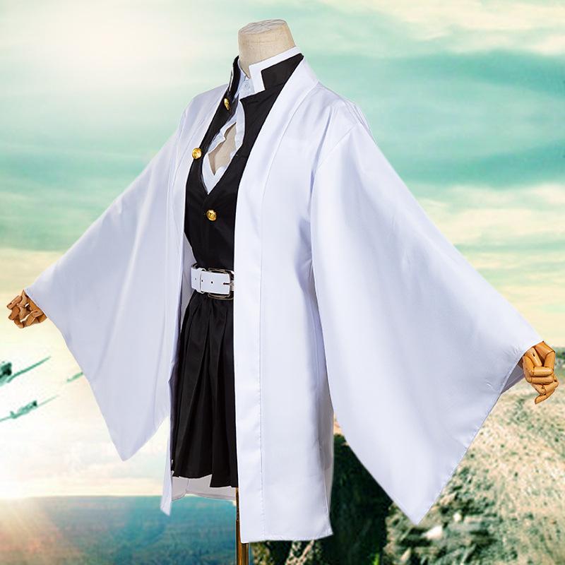 Anime Demon Slayer Kimetsu No Yaiba Cosplay Costume Women's Kimono Halloween Carnival Party Dress