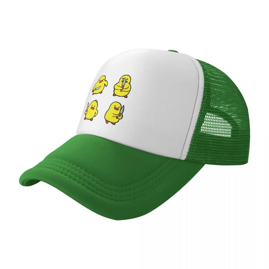 Duck with knife Baseball Cap Hat Beach Hood Golf Hat Funny hats Women's Beach Outlet 2025 Men's
