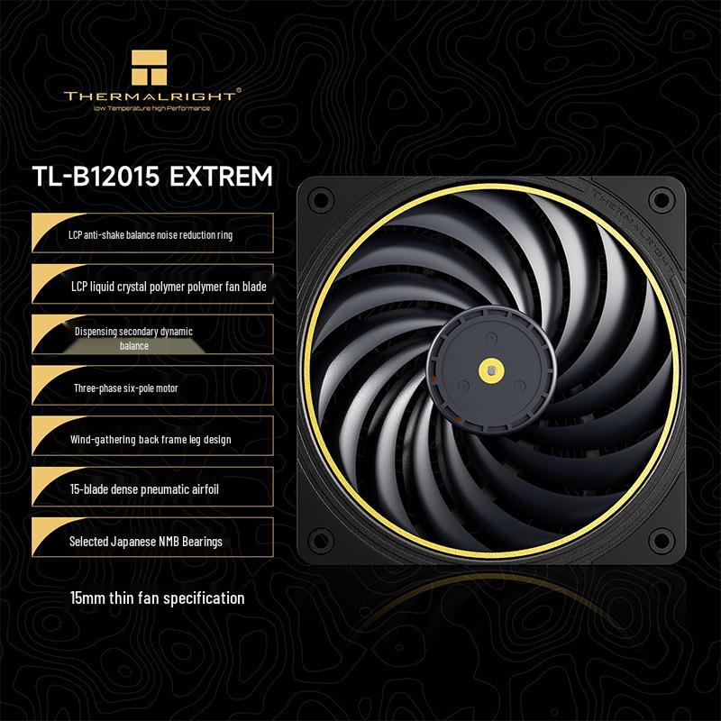 Thermalright TL-B12015EX 12см Тонкий Охлаждающий Вентилятор