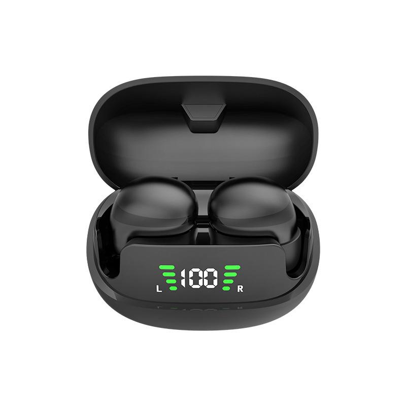 Мини Беспроводные Bluetooth Наушники: Невидимые, Водонепроницаемые, Шумоподавляющие Внутриканальные Наушники для Бега с Дисплеем