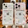 INS Корейский Милый Кролик Чехол-Кошелек для Карт для Xiaomi Redmi Note 13 12 Pro 5G 12 4G 8 10 Pro 9 12S 9S Redmi 12 13C 10C 12C 9A 9C A1 A2