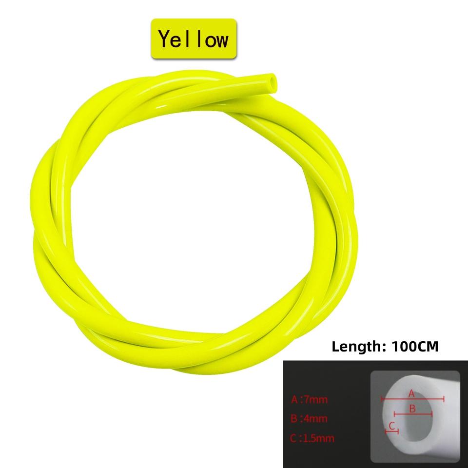 Motorcycle Fuel Hose Colored High Temp Resistant Rubber Pipe for Sport Bike Carburetor Connection Racing Motorbike Oil Delivery