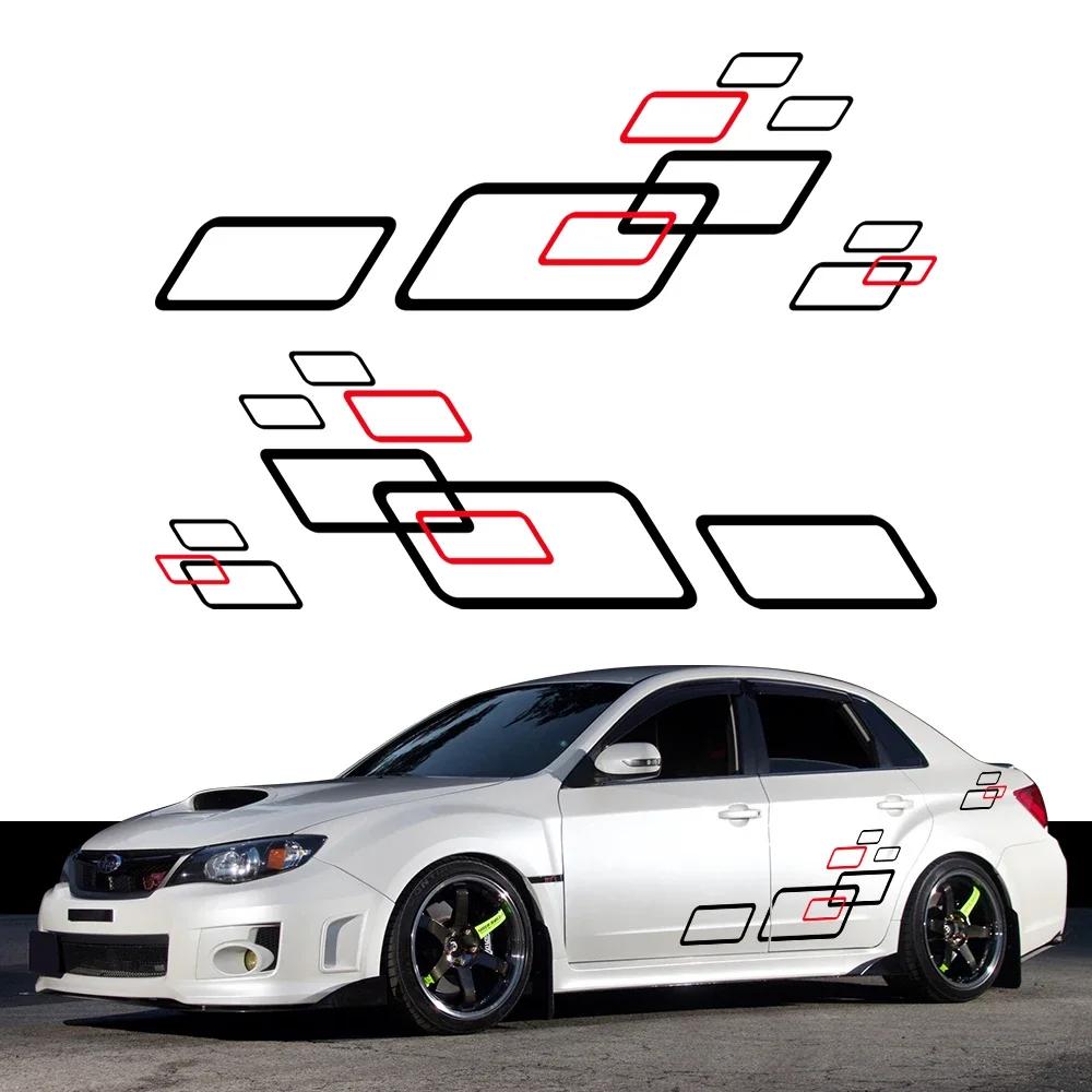 Car Side Door Sports Decor Decal Waterproof Auto Accessories for Subaru Impreza WRX STI GDB GVB VA Hatchback 2018 2009 2008