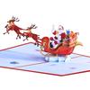 Новинка для Pop Up Открыток 3D Рождественские Открытки Элементы Рождества Открытка