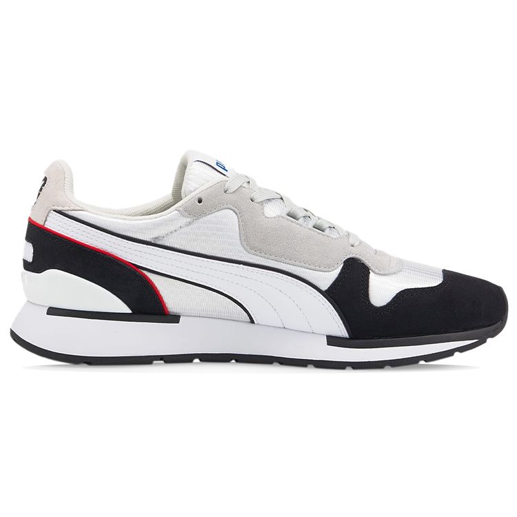 Puma Space Lab Mesh Suede Retro Sports Low-Top Lifestyle Shoes Unisex Sneaker Gray Black Red 383158-01