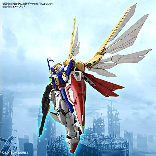 BANDAI SPIRITS RG Mobile Report Gundam W Wing Gundam масштаб 1/144 пластиковая модель с цветовой кодировкой 2558575