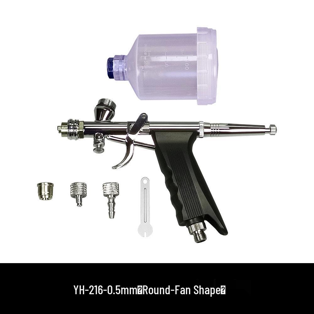 Butterfly Airbrush Spray Pen: 0.5/0.8 Nozzle for Leather, Car, and Furniture Repair