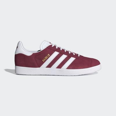 Gazelle [GAZELLE SHOES] College бордовые кроссовки ORIGINALS унисекс B41645 College бордовый/обувь белый/золотой металлик