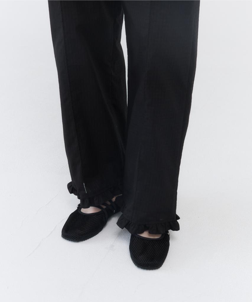 GBH APPAREL Frill Pants / Black