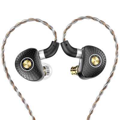 LINSOUL TRN TA3 Гибридные Hi-Fi динамические наушники 2DD+1BA с закрытой конструкцией, со сменным кабелем, стереоразъем 3,5 мм (10мм Бас + 6мм Средне-высокие),