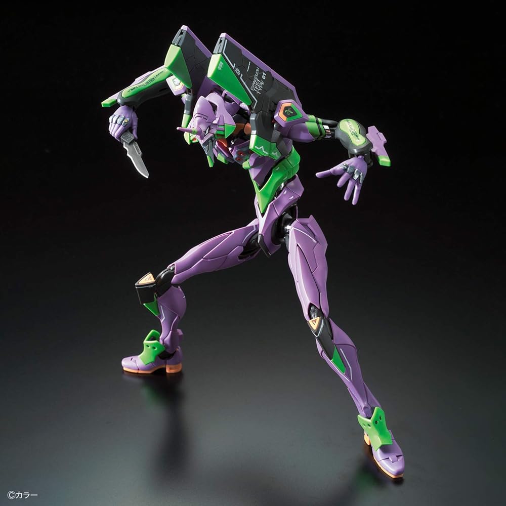 RG Evangelion Unit-01 DX Transport Set Color-Coded Plastic Model Kit