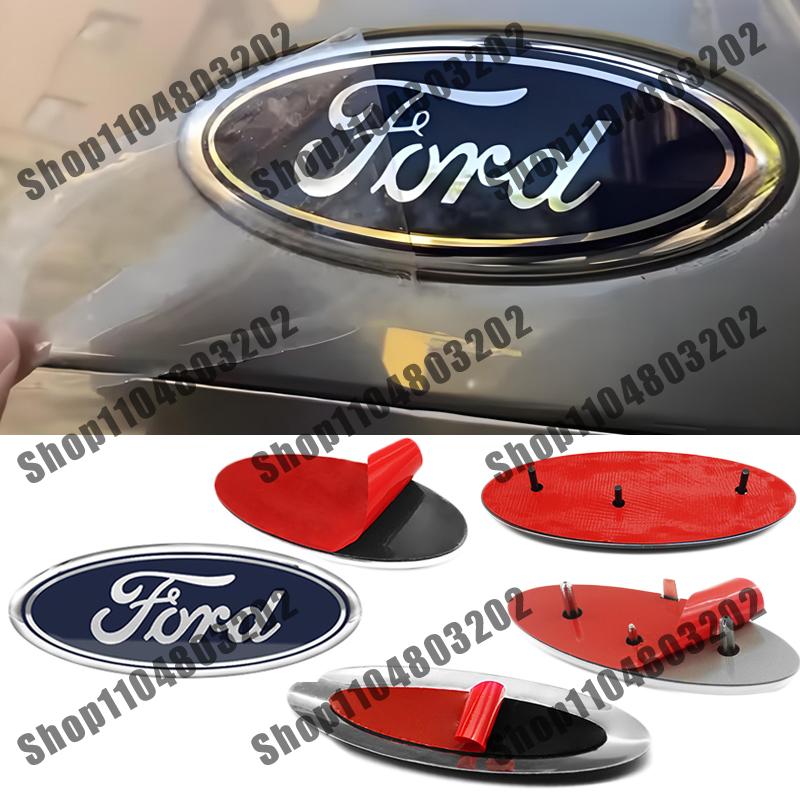 BBAG3 Ford Logo Front Grille Logo Hood Badge Emblem Auto Replacement Accessories For Focus mk2 mk3 Fiesta F150 F250 Ranger Mondeo mk4