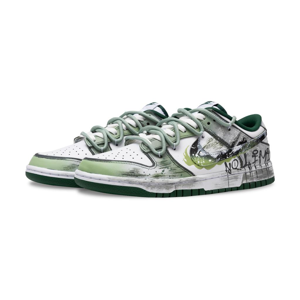 Nike Кроссовки Dunk Dreamy Phantom Термостойкие Нескользящие Баланс Легкие Дышащие Низкие Скейтбордические Обувь Унисекс Зеленые DD1391-101(Команда776-)