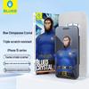 Mr. Blue Gorilla Crystal Stone Tempered Glass for iPhone 15 Pro Max