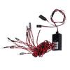 12 LED RC Lighting Kit Fit for Tamiya 1:10 RC Steering Brake Headlight RC Flashing Lighting System for Upgrade