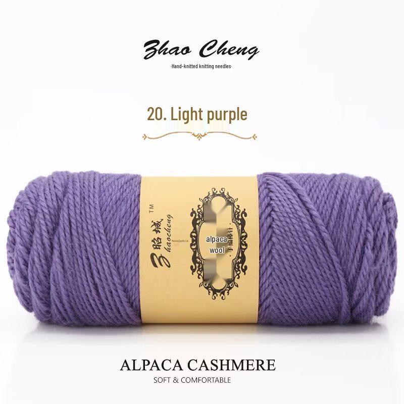 Шарф-подушка из альпаки ручной вязки – Средней толщины, Мягкий, Сделай сам, Крючком