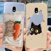 Чехол для Samsung J3 J5 J7 2017 Чехол Милый Мультяшный Кот Модные Цветы Задняя Крышка Для Samsung Galaxy J7 2017 Чехол для Телефона