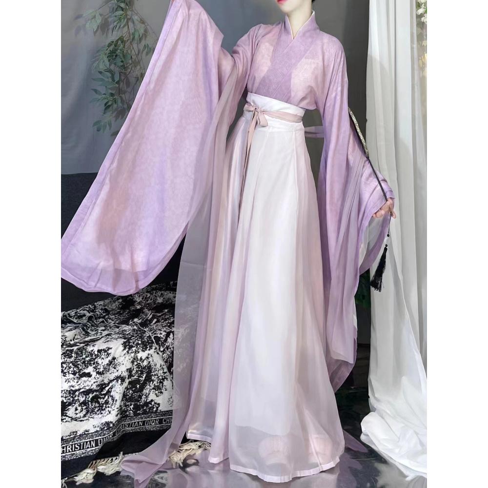 Chinese Wei And Jin Dynasties Style Hanfu Daily Fairy Suit