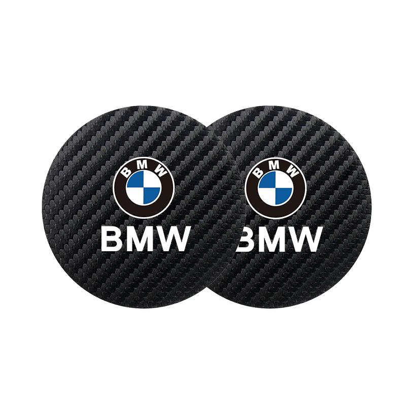 Original Car Water Cup Pad Auto Emblem Coaster For BMW E46 E90 E60 F30 F10 E39 E36 F20 G20 G30 E92 E87 E91 X5 E70 F11 E30 F31 X3 YF6