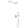 Shower System - vidaXL - Stainless Steel 201 - Hand Shower Included - Square Head - 1.5 M Hose