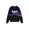 adidas Оригиналы Худи с цветовыми блоками и контрастной панелью из французского терри Мужское Черный Мульти H46695