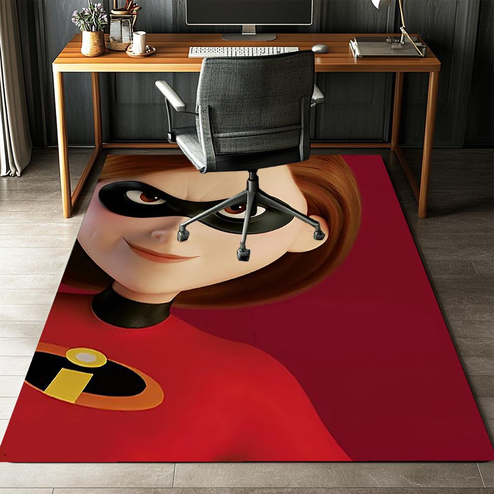 The Incredibles Printed Carpet Rug for Office Chair Living Room Bedroom Kitchen Room Decor Gifts
