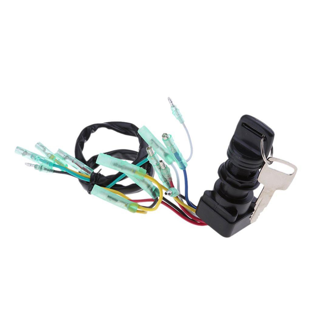 Узел ключа зажигания для блока управления подвесным мотором 60 л.с., 70 л.с., 115 л.с., 150 л.с., 200 л.с., 225 л.с. 703-82510-44-00 703-82510-43-0