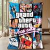 Уютный фланелевый плед GTA, удобный теплый плед для спальни, дивана, домашнего использования