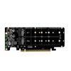 Ударопрочный PCIeX16 To для M.2 M-key NVMEx4 SSD для гостевой карты адаптера для ПК