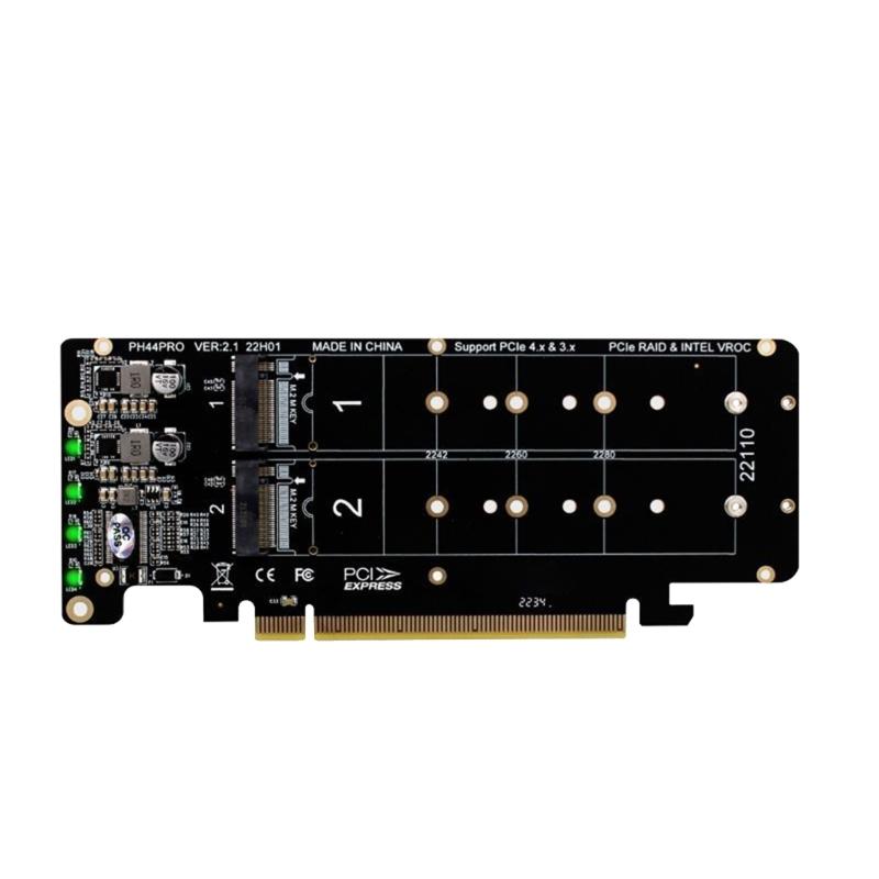 Ударопрочный PCIeX16 To для M.2 M-key NVMEx4 SSD для гостевой карты адаптера для ПК