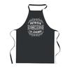 Tablier de cuisine - Patricia Déesse Légende - Noir - Impression Bretonne - Coton résistant