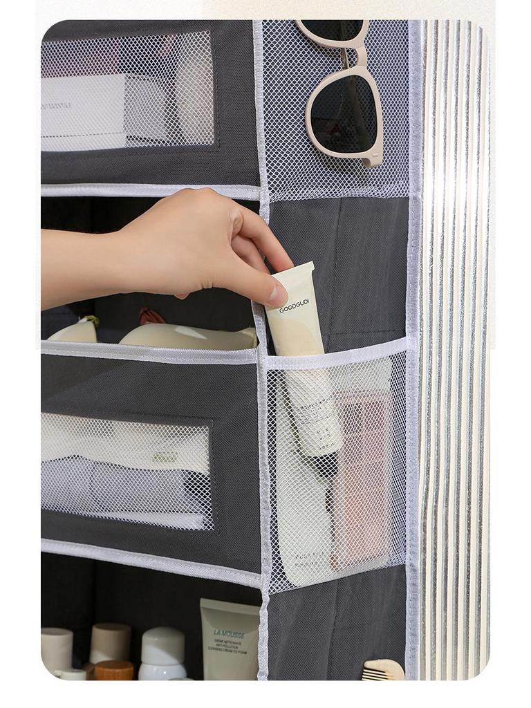 Настенная складная подвесная сумка для хранения с окошком - Большая вместимость для игрушек и мелочей