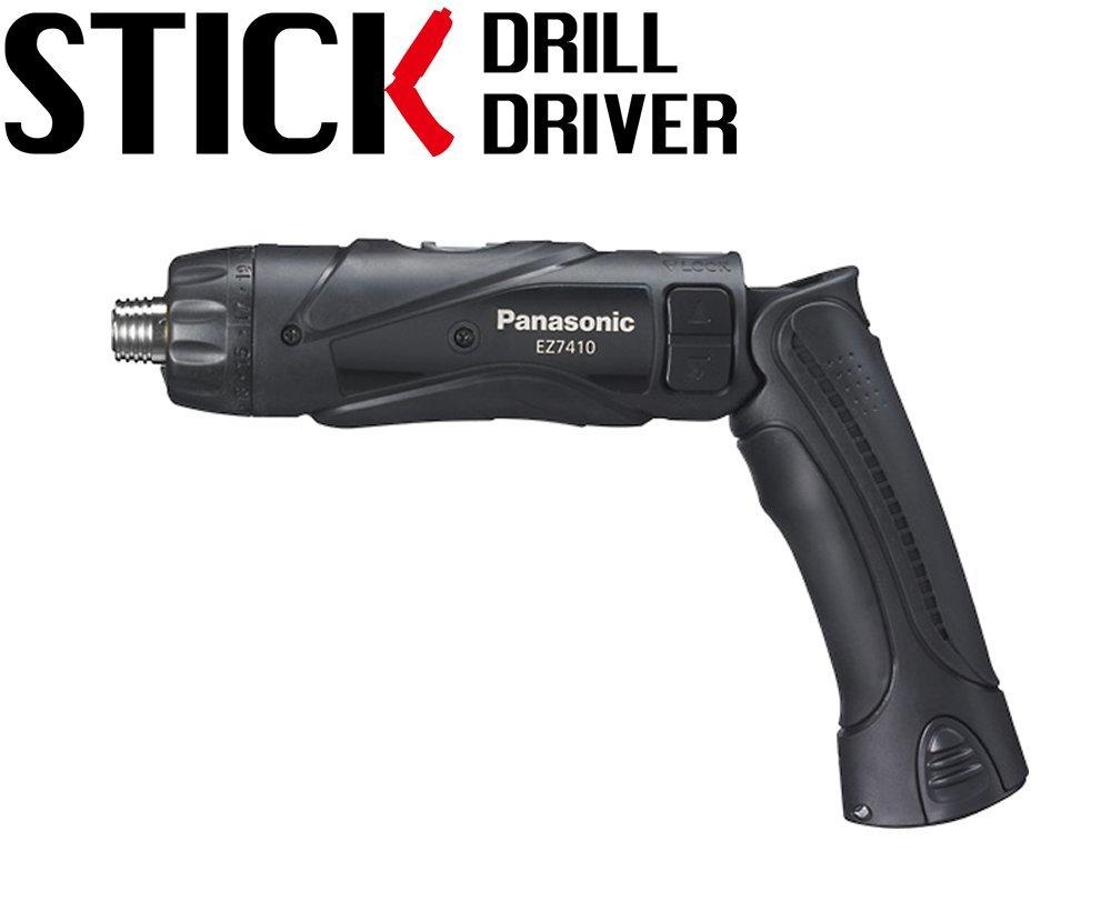 Panasonic Аккумуляторная дрель-шуруповерт x в комплекте Высокоточная маленькая отвертка EZ7410LA2SB1 черная 3,6 В 1,5 Ач 2/зарядное устройство/футляр M2.5~5