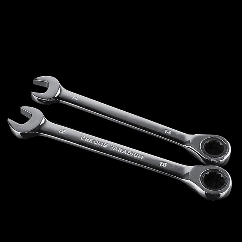 6-32 мм стальной метрический ключ с фиксированной головкой, гаечный ключ с храповым механизмом, гаечный ключ, инструменты для ручных гаек