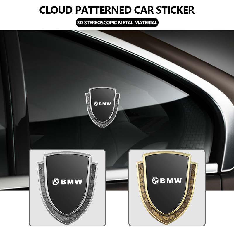 OPZA3 Car Metal Shield Emblem Side Fender Body Trunk Badge Sticker For BMW M Sport M2 M3 M4 M5 M6 E46 E90 E60 F10 F20 E87 X3 X6