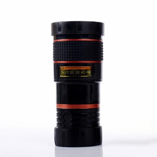 8X Объектив для камеры телефона с клипсой Легкий для съемки фото и видео