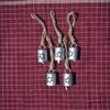 Handmade Rustic Hanging Bells for Farmhouse Decor, 10 Pc Vintage Jingle Bells for DIY Crafts and Christmas Ornaments