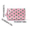 Wave Lit Makeup Bag, Large Capacity Waterproof Wash Bag, Travel Skincare Storage Bag, Women's Bag. Multiple Colors Available