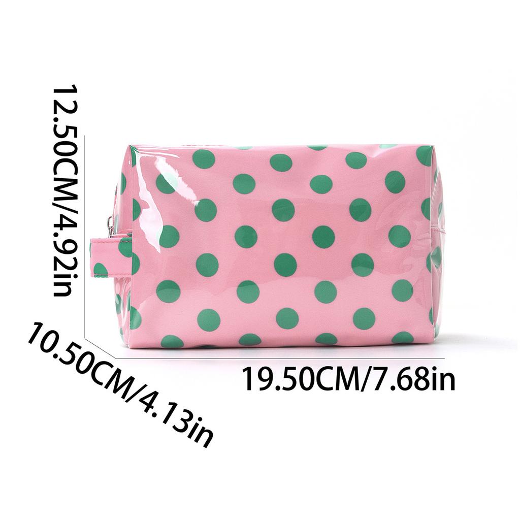 Wave Lit Makeup Bag, Large Capacity Waterproof Wash Bag, Travel Skincare Storage Bag, Women's Bag. Multiple Colors Available
