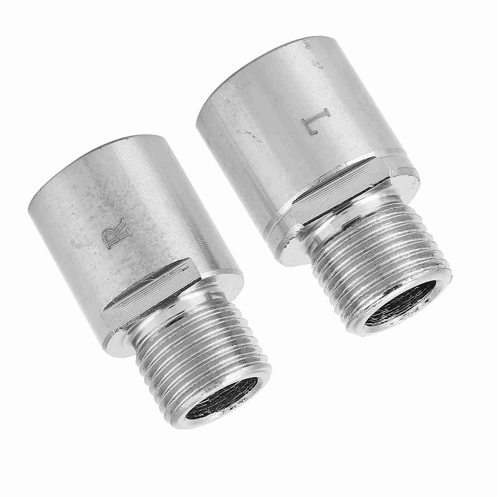 1 Pair Steel Bike Pedal Extenders Bicycle Pedal Spacers for Road Bicycle