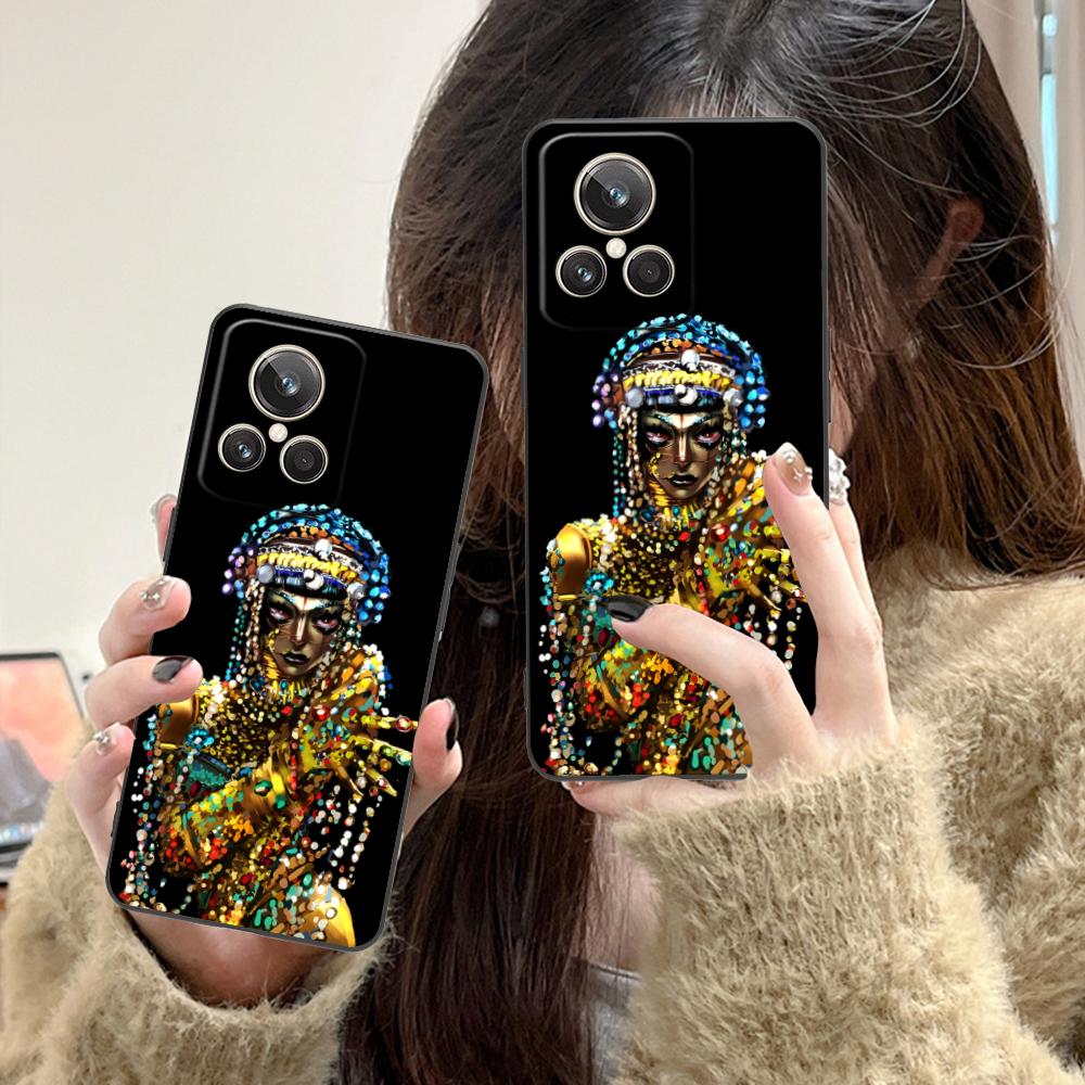 Чехол для мобильного телефона Jibaro Siren для Realme 15 14 13 12 11 10 9 Pro Plus T i Lite 5G Цветной печатный чехол Чехол Смартфон