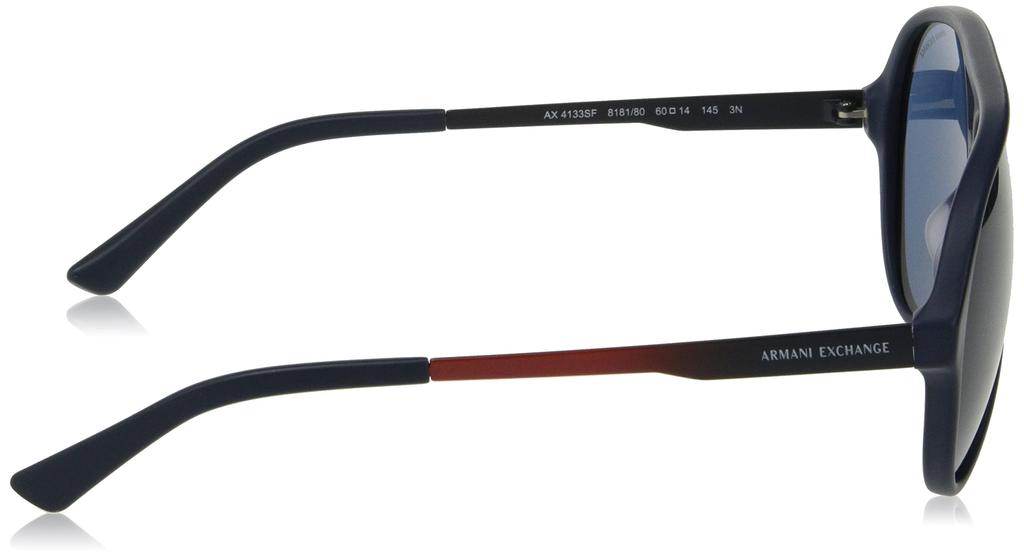 Солнцезащитные очки AX4133SF МАТОВЫЙ СИНИЙ СИНИЙ Линза 60 [Armani Exchange] Оправа/ТЕМНЫЙ