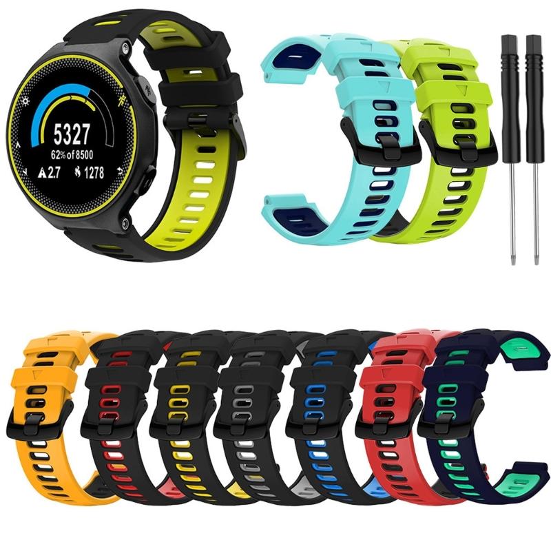 Защита от царапин Ремешок Совместимый для Forerunner 735xt 220 230 235 Браслет Удобный Ремешок на запястье Спортивный Ремень Водонепроницаемый