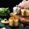Stainless Steel Seasoning Jar for Spices Sugar Salt Pepper Condiment Shaker