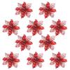 Christmas Tree Ornaments Christmas Simulation Flower Ornament 10Pcs